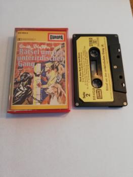 Enid Blyton Folge 4 Rätsel um den unterirdischen Gang 5-fach Silber Geschraubt Schwarz mit Beigen Aufkleber 515653.0 Europa(Innencover beschrieben)